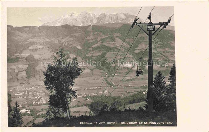 Sessellift Chairlift Telesiege Bern Hahnbaum St. Johann Poingau