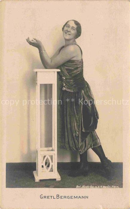 Show  SchauspielerIN Actor Acteur Actrice Attore Attrice-- Gretl Bergmann