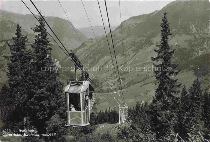 Seilbahn Cable-Car Telepherique Oberrickenbach Bannalpsee