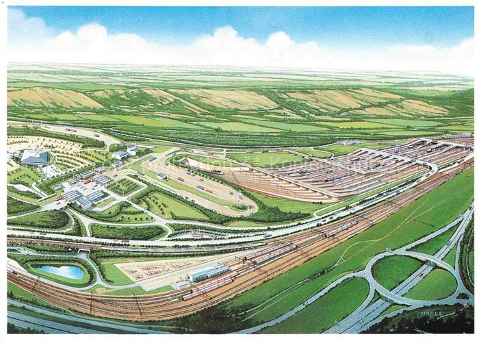 Eisenbahn Railway Chemin de Fer Ferrovia-- Le Terminal Folkestone Grande Bretagn