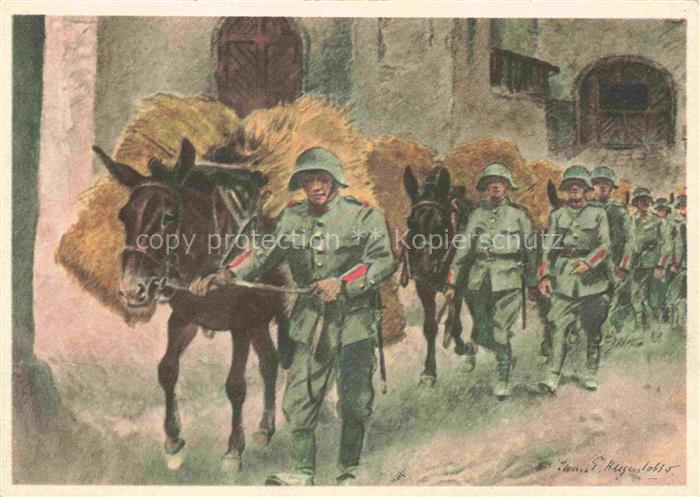Militaria Schweiz Saeumer Kolonne