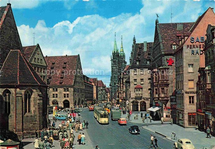 STRAssENBAHN Tramway-- Nuernberg Koenigstrasse VW 8500