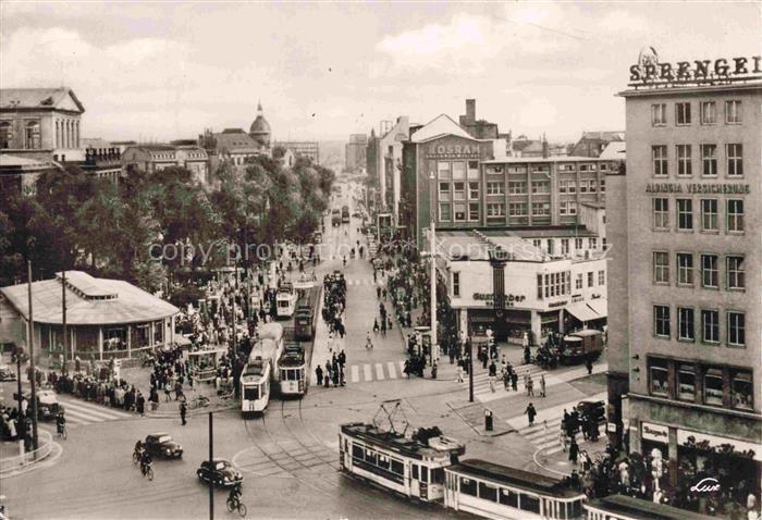 STRAssENBAHN Tramway-- Hannover Am Kroepcke Georgstrasse