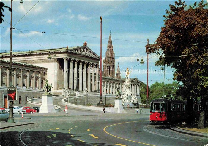 STRAssENBAHN Tramway-- Wien Parlament