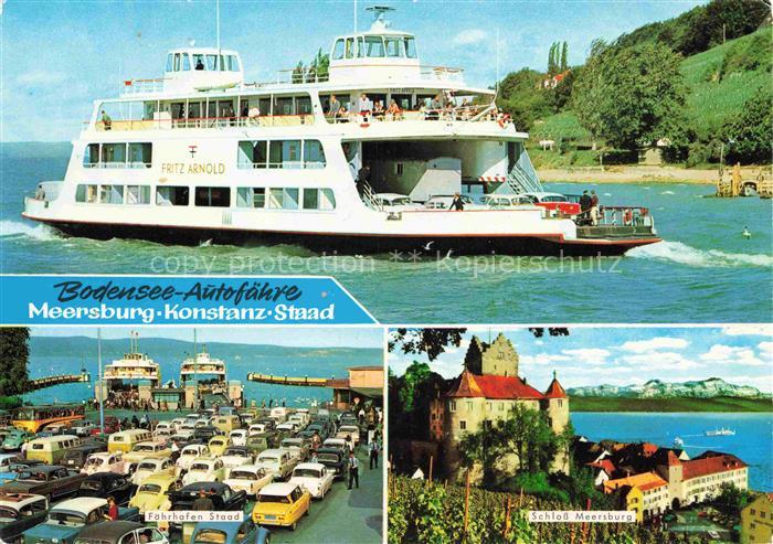 Faehre Ferry Bac Traghetto-- Bodensee Meersburg Konstanz Staad