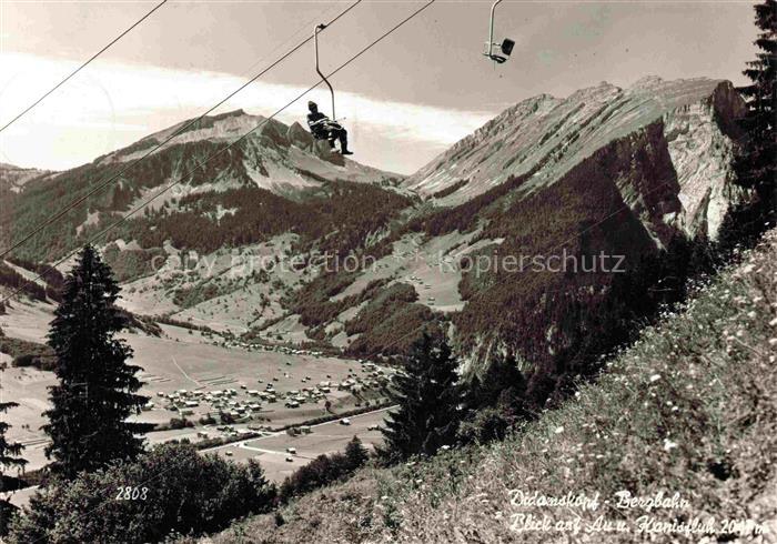 Sessellift Chairlift Telesiege Didanskopf Bergbahn Kanisfluh