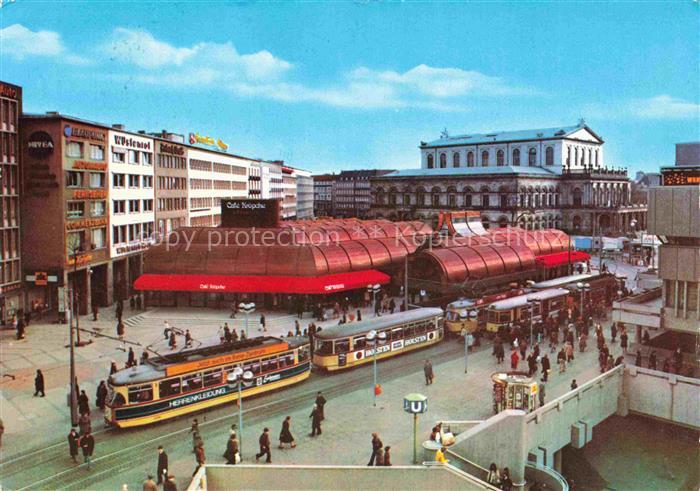 STRAssENBAHN Tramway-- hannover Cafe Kroepcke
