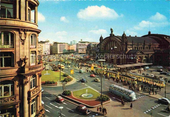 STRAssENBAHN Tramway-- Frankfurt am Main Hauptbahnhof