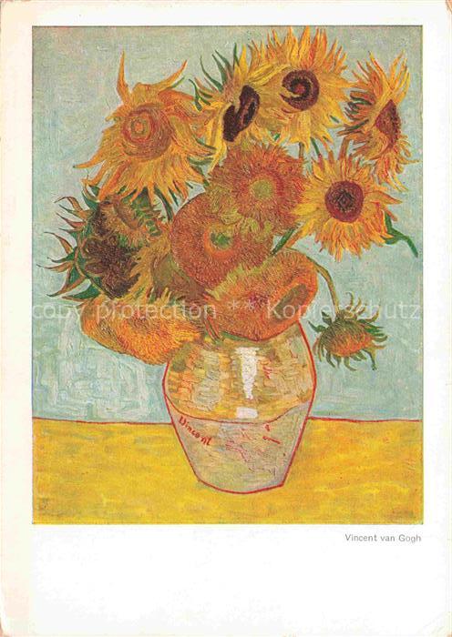 GOGH van Vincent (1853-1890) Kuenstlerkarte Sonnenblumen