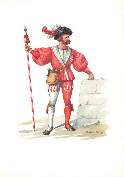 BOSCOVITS Fritz (1871-1965) Kuenstlerkarte Schweiz Schweiz Standeslaeufer von Un