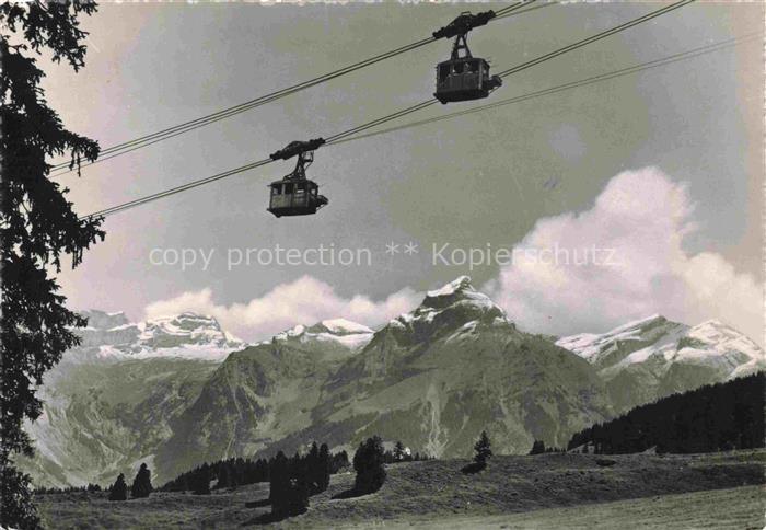 Seilbahn Cable-Car Telepherique Gerschnialp Truebsee