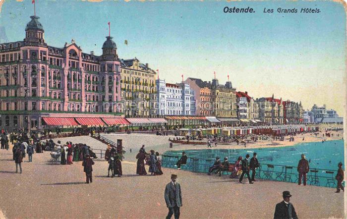 OSTENDE Oostende West-Vlaanderen Belgie Les Grands Hotels