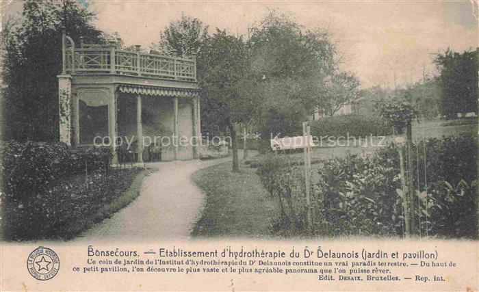Bonsecours  Bon-Secours Peruwelz Belgie Etablissement d'hydrotherapie du Dr Dela