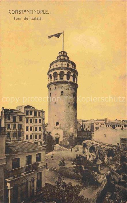 Constantinople Constantinopel ISTANBUL TK Tour de Galata