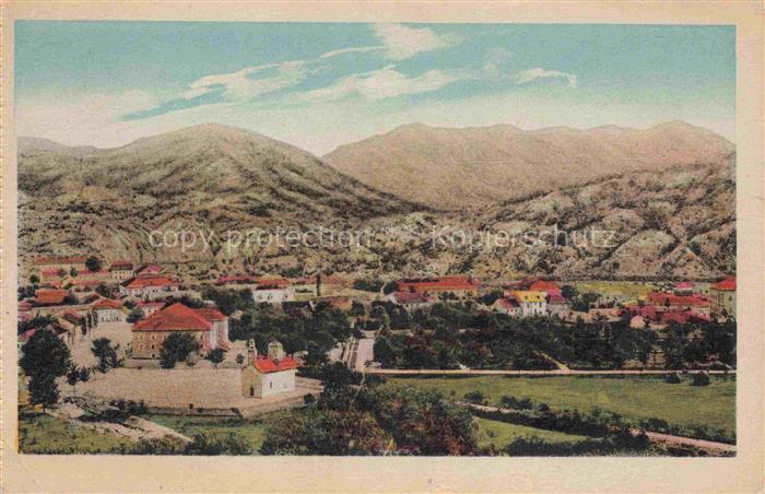 Cetinje Cetigne Montenegro Panorama