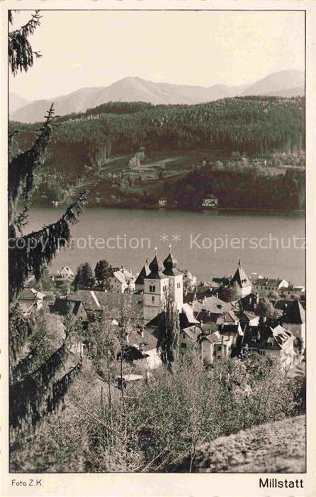 Millstatt Millstaettersee Kaernten AT Panorama