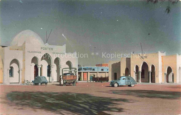 Colomb-Bechar Algerie La poste la mairie et Air France
