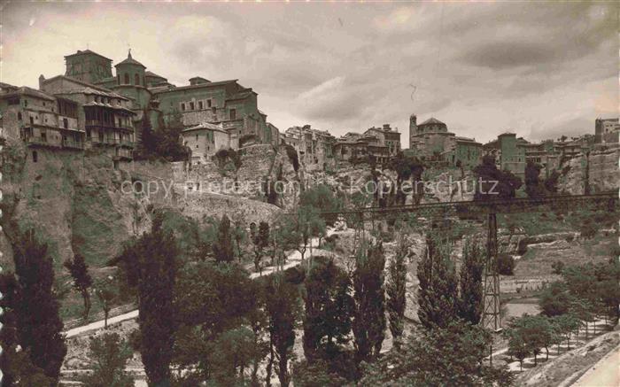 Cuenca  Castilla-La Mancha ES Vista parcial y Puente de San Pablo