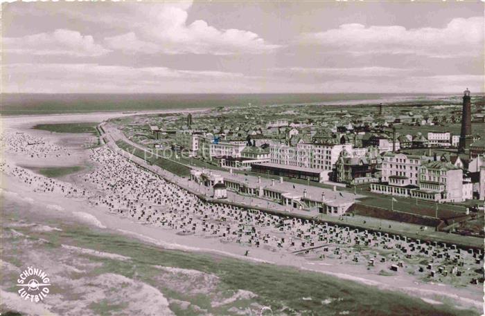 BORKUM Nordseebad Niedersachsen Fliegeraufnahme