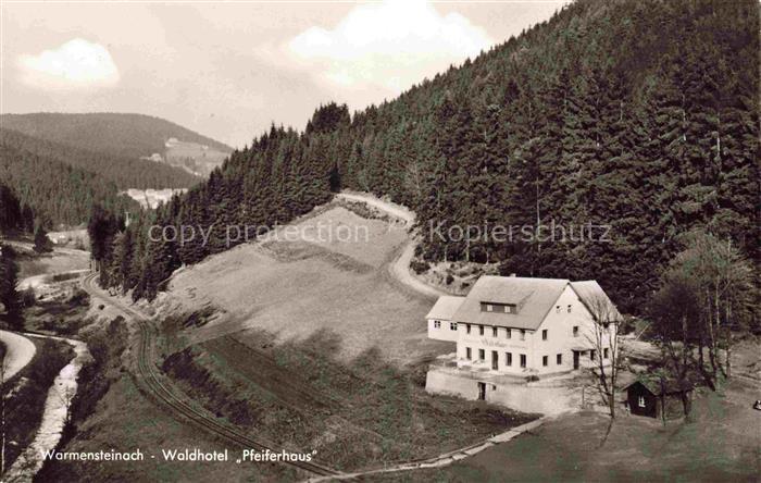 Warmensteinach Fichtelgebirge Bayern Waldhotel Pfeiferhaus Fliegeraufnahme