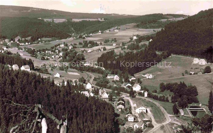 Warmensteinach Fichtelgebirge Bayern Fliegeraufnahme