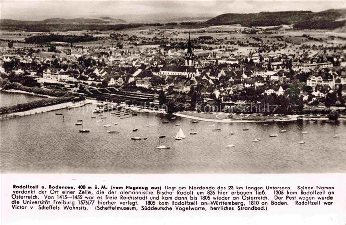 Radolfzell Bodensee Fliegeraufnahme