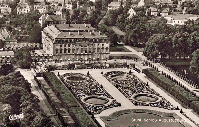 BRueHL  Rheinland NRW Schloss Augustusburg Fliegeraufnahme