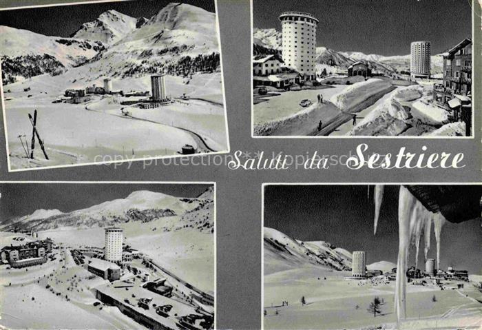 Sestriere Sestrieres IT Teilansichten