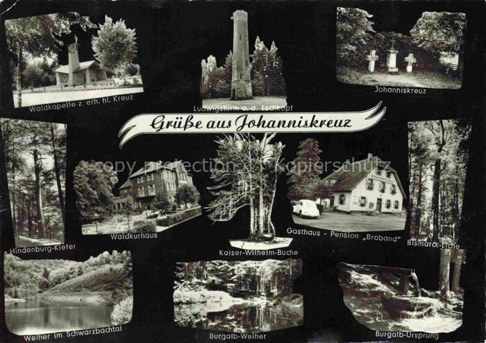 Trippstadt Gasthaus Heinrich Braband Waldkapelle zum erh hl Kreuz Ludwigsturm Es