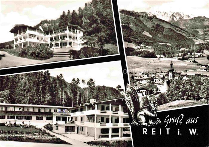 Reit im Winkl Traunstein Bayern Muettergenesungsheim St Elisabeth zum Kaiserblic