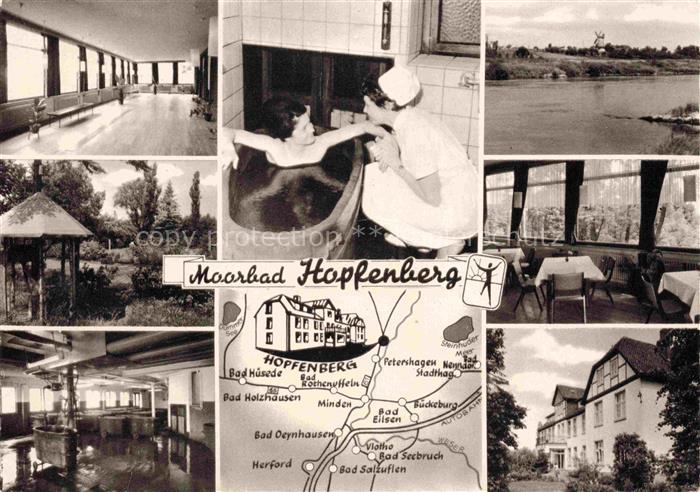 Petershagen Weser Moorbad Hopfenberg Gaststaette Teilansichten