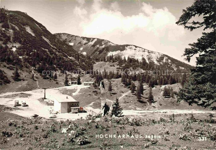 Hochkarhaus 1420m Gloggnitz Niederoesterreich AT Panorama