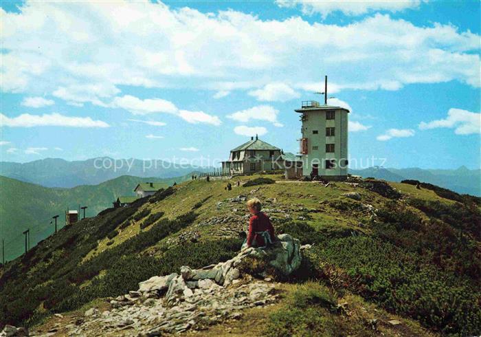 Gemeindealpe 1623m Mariazell Steiermark AT Terzerhaus und Sendeanlage