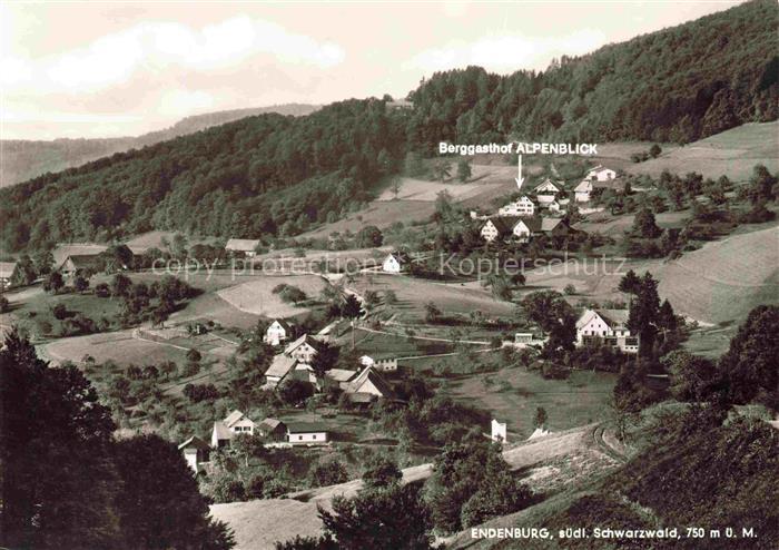 Endenburg Steinen BW Berggasthof Alpenblick Panorama