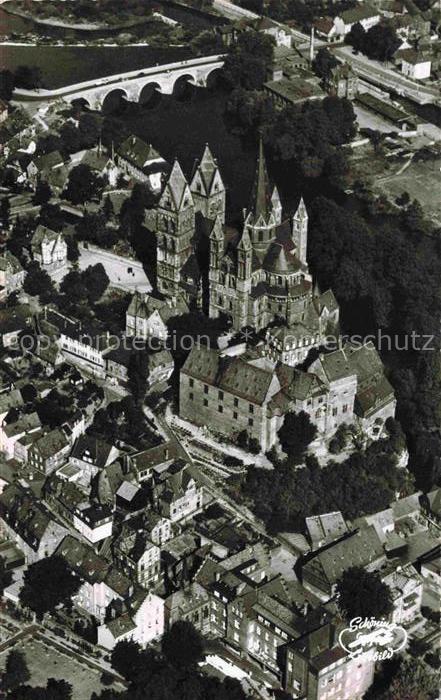 LIMBURG  Lahn Dom und Schloss Fliegeraufnahme