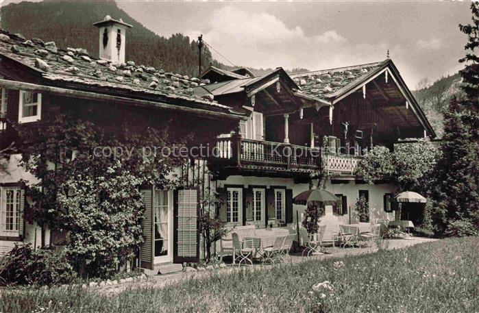 Bischofswiesen Berchtesgaden Bayern Fremdenheim Mooshaeusl