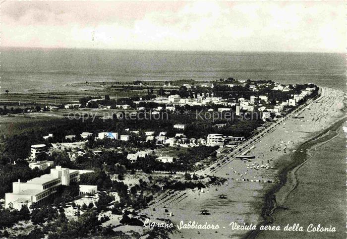 LIGNANO  Sabbiadoro Veneto IT Veduta aerea della Colonia