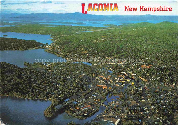 Laconia New Hampshire USA Fliegeraufnahme