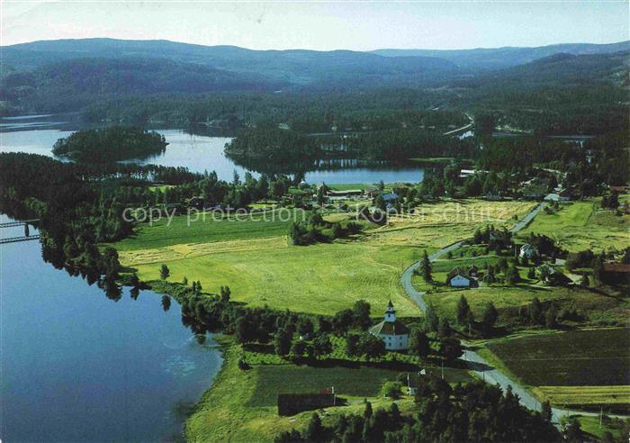 Hornnes Setesdal Norge Fliegeraufnahme