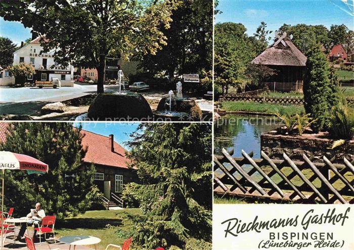 Bispingen Rieckmanns Gasthof Cafe am Brunnen Teich