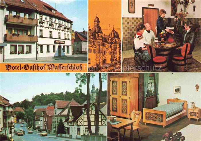 Markt Mitwitz Kronach Bayern Hotel Gasthof Wasserschloss Gaststube Zimmer Haupts
