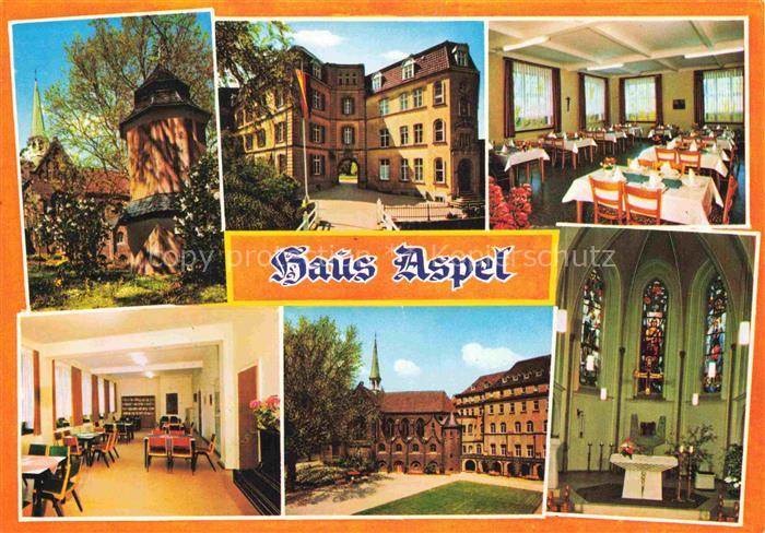 Haldern Rees Kleve NRW Tagungs und Erholugsgaststaette Haus Aspel Gastraeume Hau