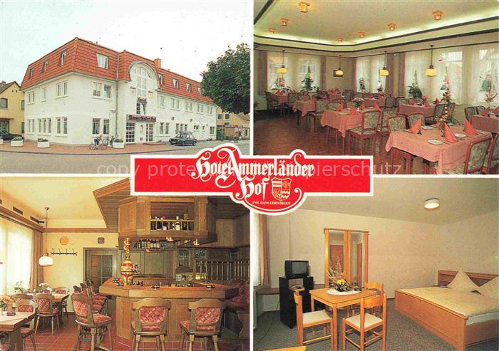 Westerstede Ammerland Niedersachsen Hotel Ammerlaender Hof Gastraeume Bar Zimmer