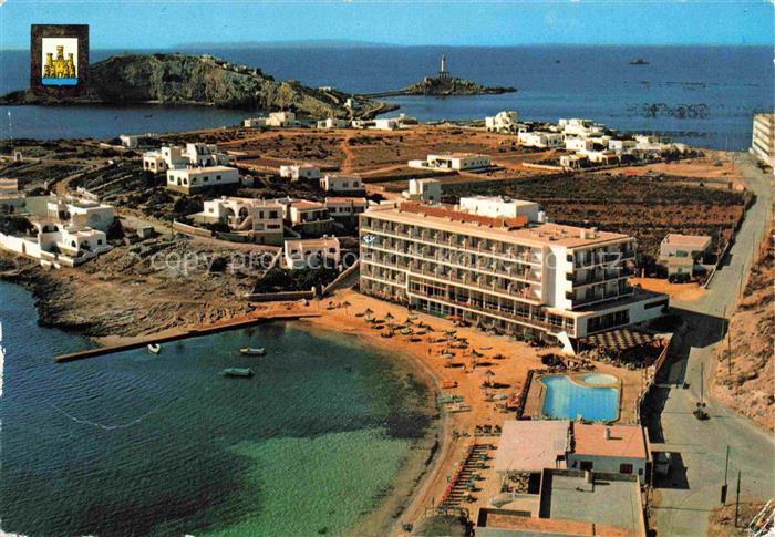 Talamanca Ibiza Islas Baleares ES Playa Hotel Arcos Fliegeraufnahme
