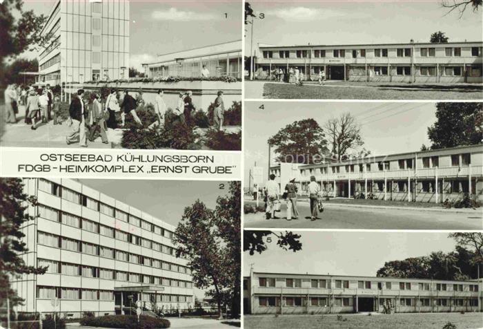 KueHLUNGSBORN Ostseebad FDGB Restaurant Erholungsheime Ernst Grube Goehren Baabe