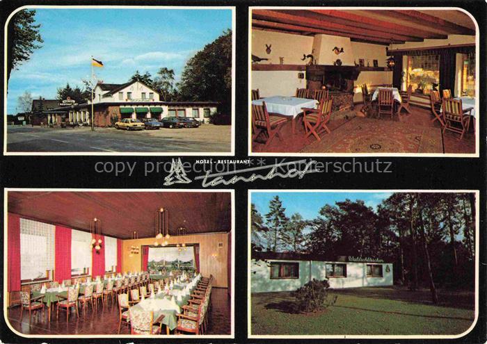 Einfeld Hotel Restaurant Tannhof Gastraum Speisesaal Bungalow