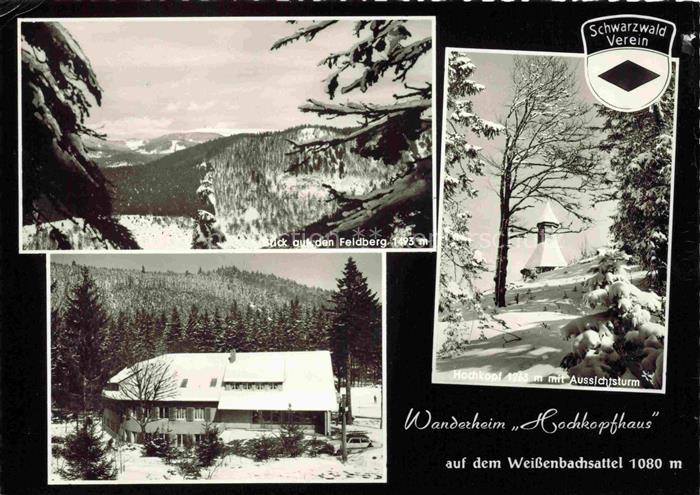 Todtmoos Schwarzwald BW Feldbergblick Wanderheim Hochkopfhaus Hochkopf mit Aussi