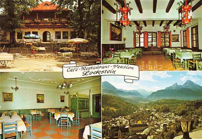 BERCHTESGADEN Bayern Cafe Restaurant Lockstein Gastraeume Terrasse Panorama