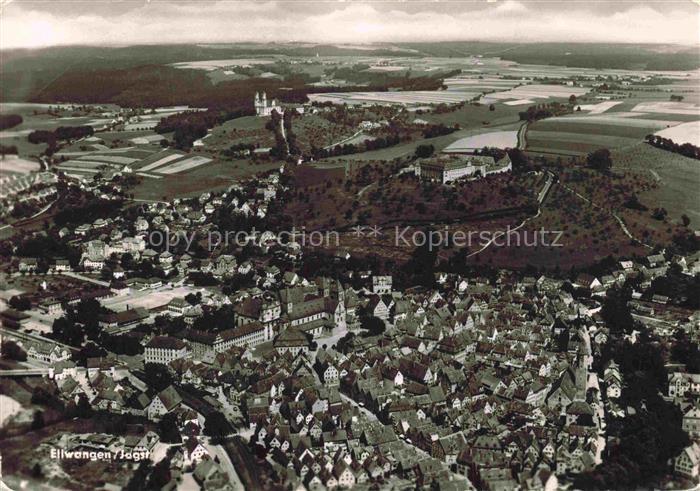 Ellwangen Jagst Fliegeraufnahme