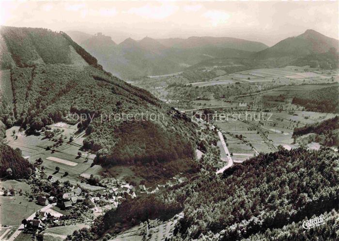 Annweiler Trifels OT Sarnstall Fliegeraufnahme